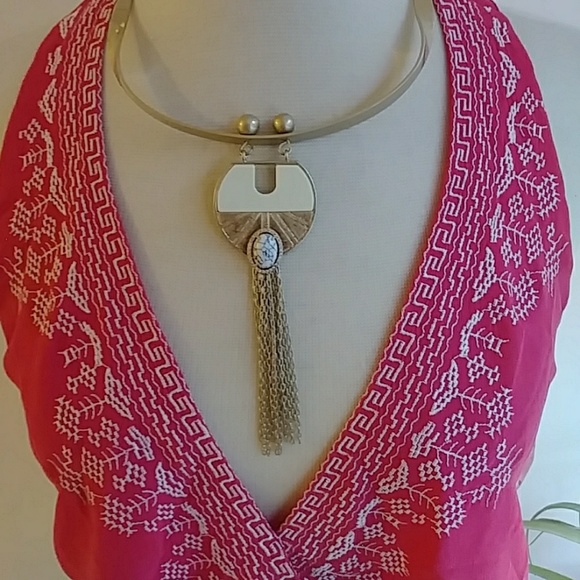 F21/Rory Beca top t-strap back medium [0043] - Picture 3 of 8